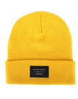 Yellow Folding Beanie