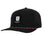 Black &amp; Red Golf Patch Signature Tee Holder Hat W/ Magnetic Ball Marker