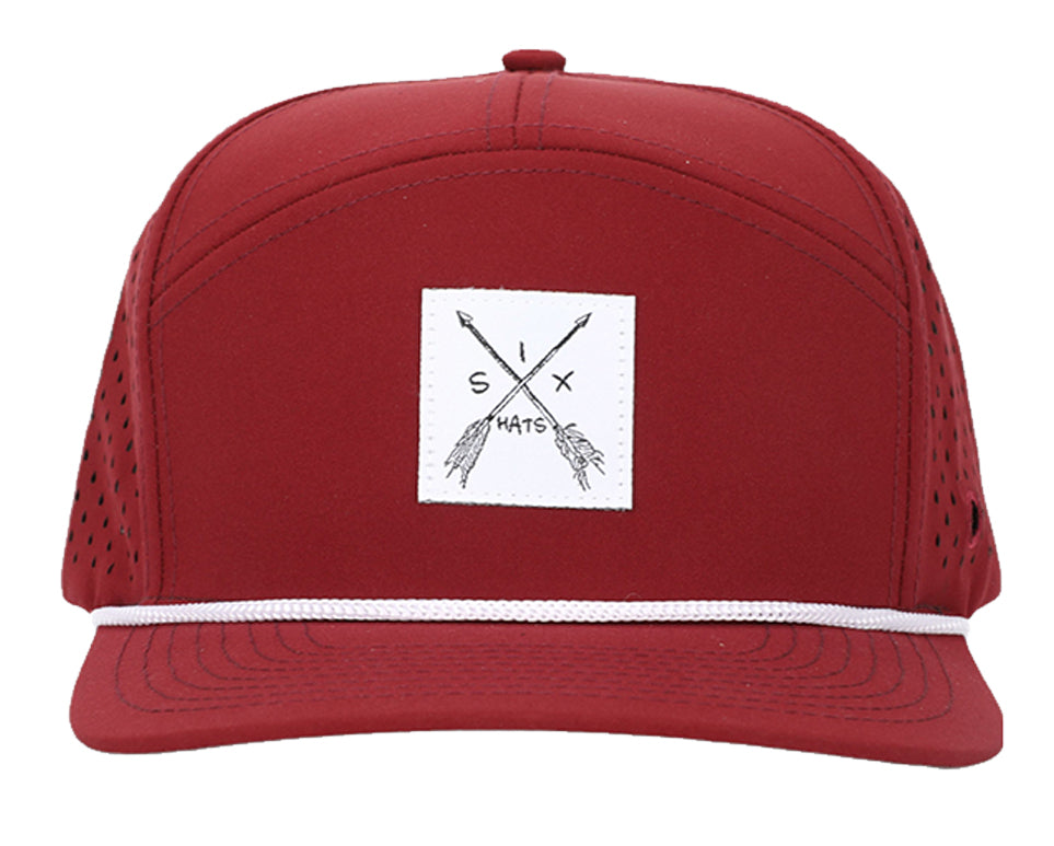 Burgundy Arrow Tradesman Waterproof Hat