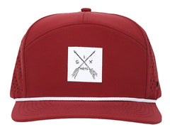 Burgundy Arrow Tradesman Waterproof Hat