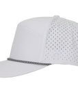 White Golf Patch Tradesman Tee Holder Hat W/ Magnetic Ball Marker