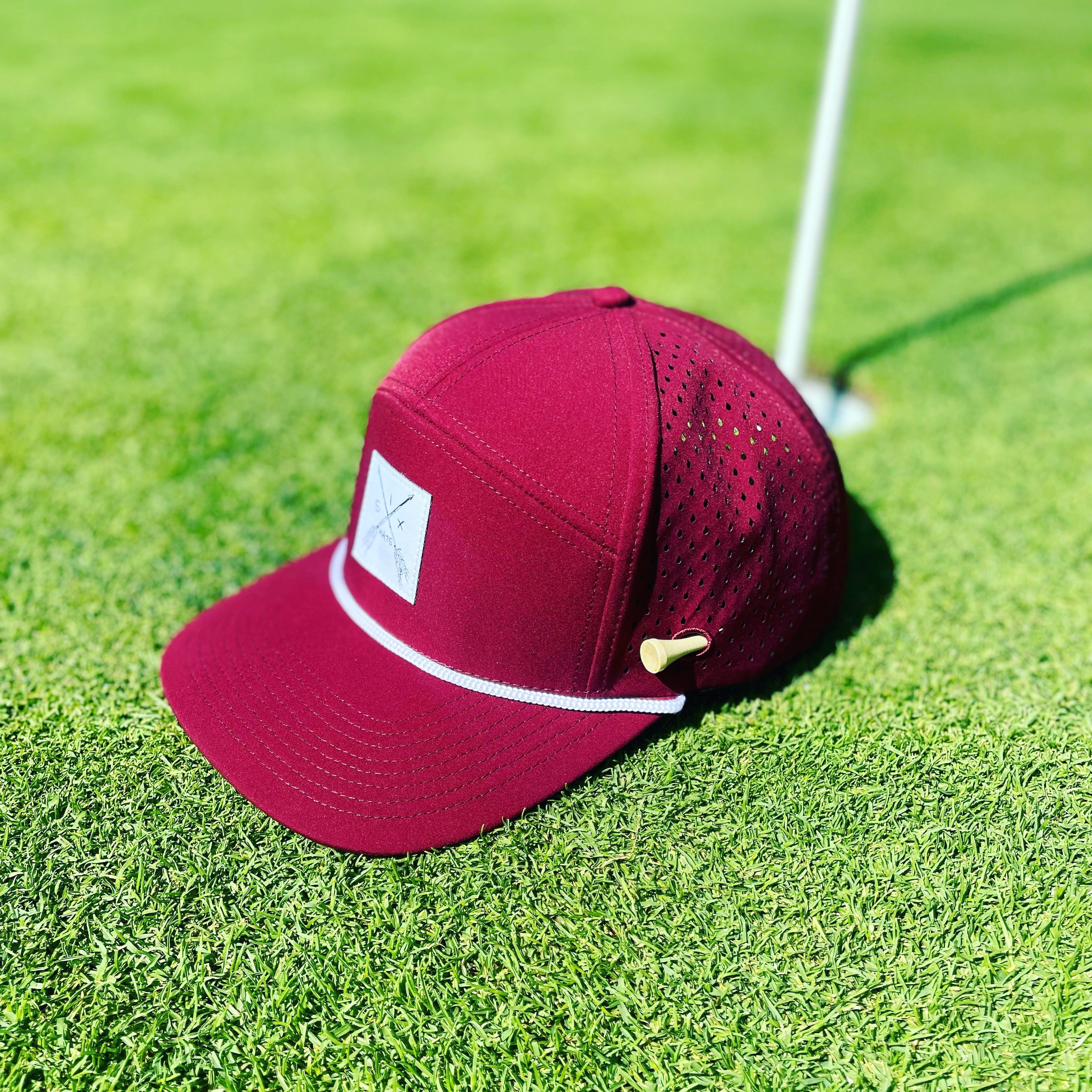 Burgundy Arrow Tradesman Waterproof Hat