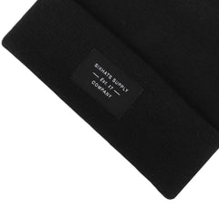 Black Folding Beanie