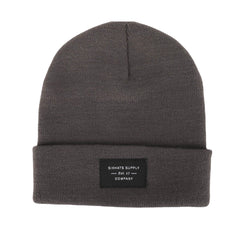 Grey Folding Beanie