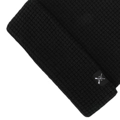 Black Arrow Waffle Beanie