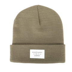 Olive Folding Beanie