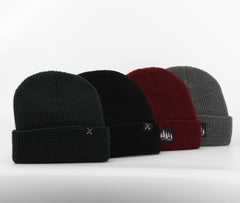 Black Arrow Waffle Beanie