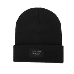 Black Folding Beanie