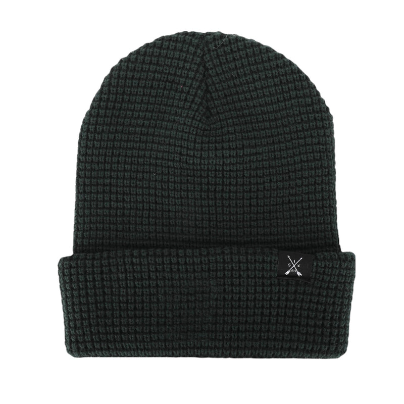 Green Arrow Waffle Beanie